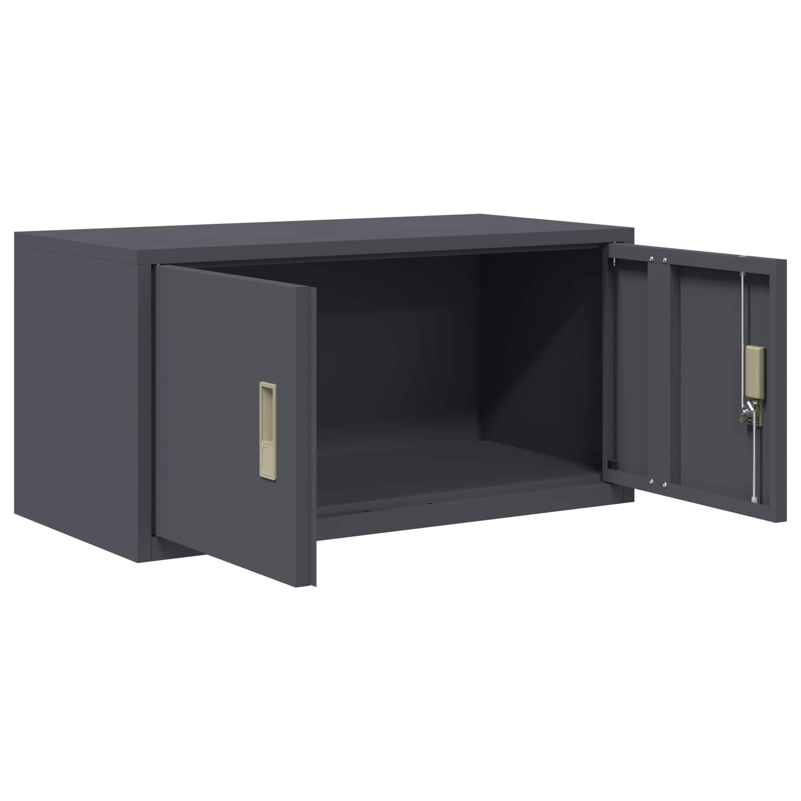 Armadio Antracite 80 x 40 x 40 cm Acciaio | homemem39