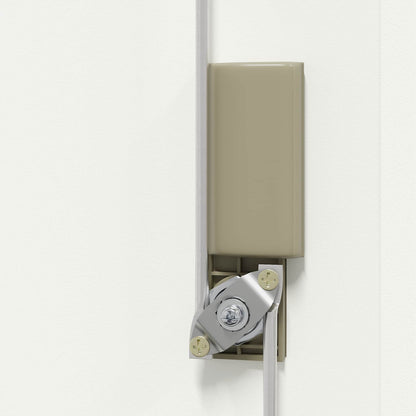 Armadio Bianco 80 x 40 x 40 cm Acciaio | homemem39