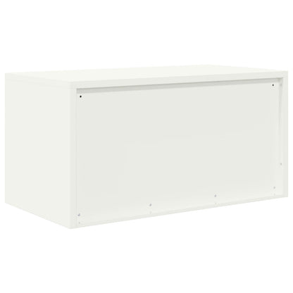 Armadio Bianco 80 x 40 x 40 cm Acciaio | homemem39