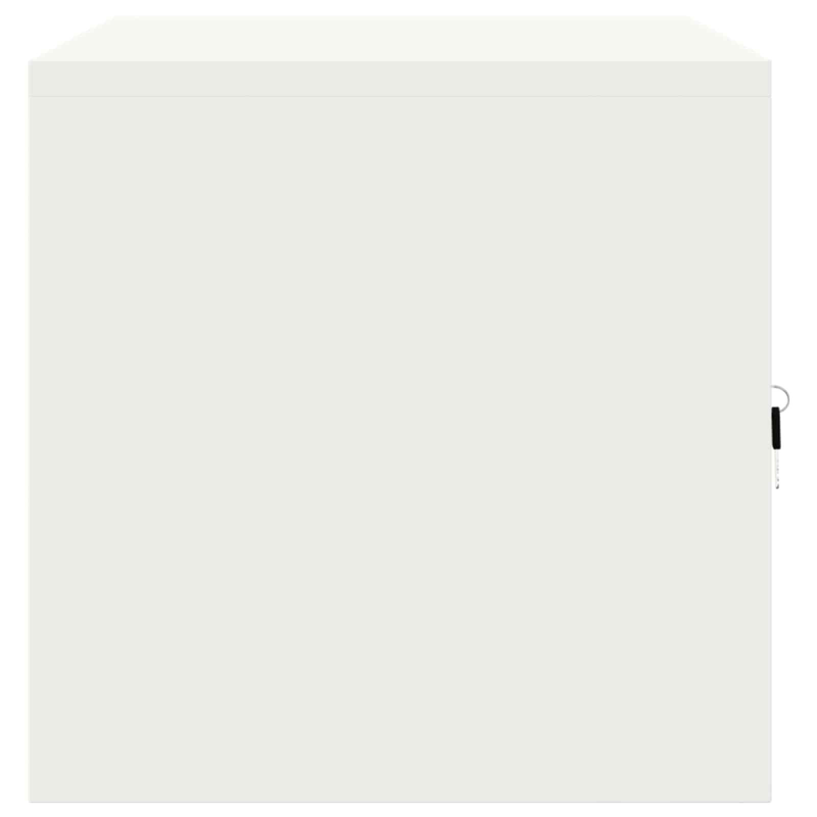 Armadio Bianco 80 x 40 x 40 cm Acciaio | homemem39