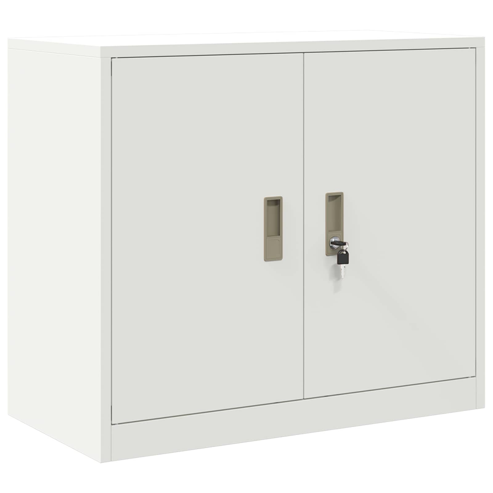 Armadio Bianco 80 x 40 x 70 cm Acciaio | homemem39