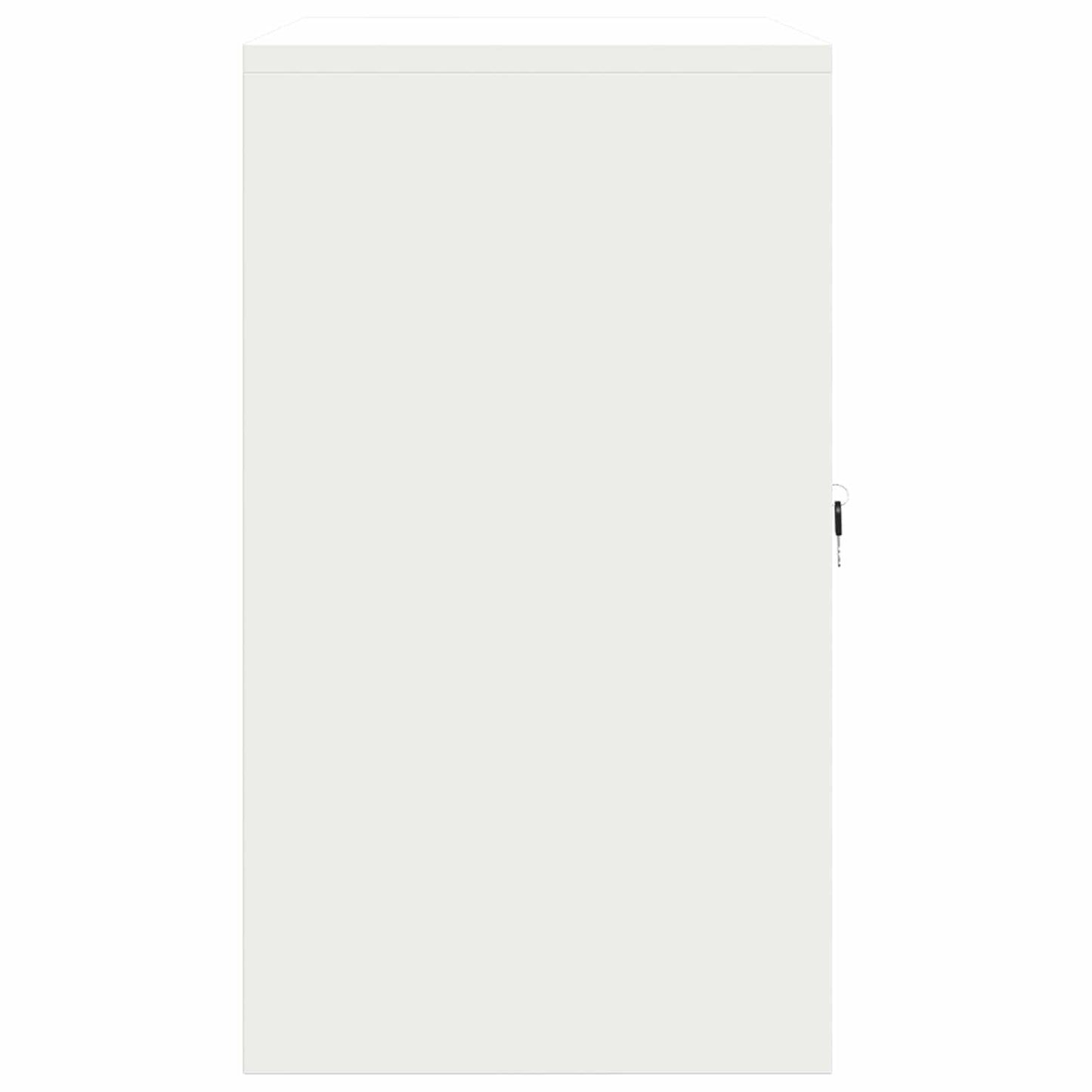 Armadio Bianco 80 x 40 x 70 cm Acciaio | homemem39