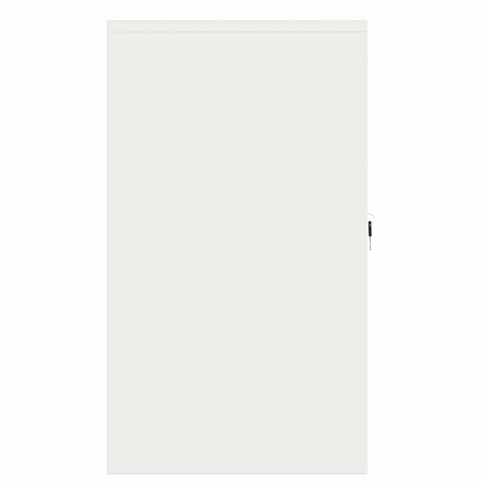 Armadio Bianco 80 x 40 x 70 cm Acciaio | homemem39