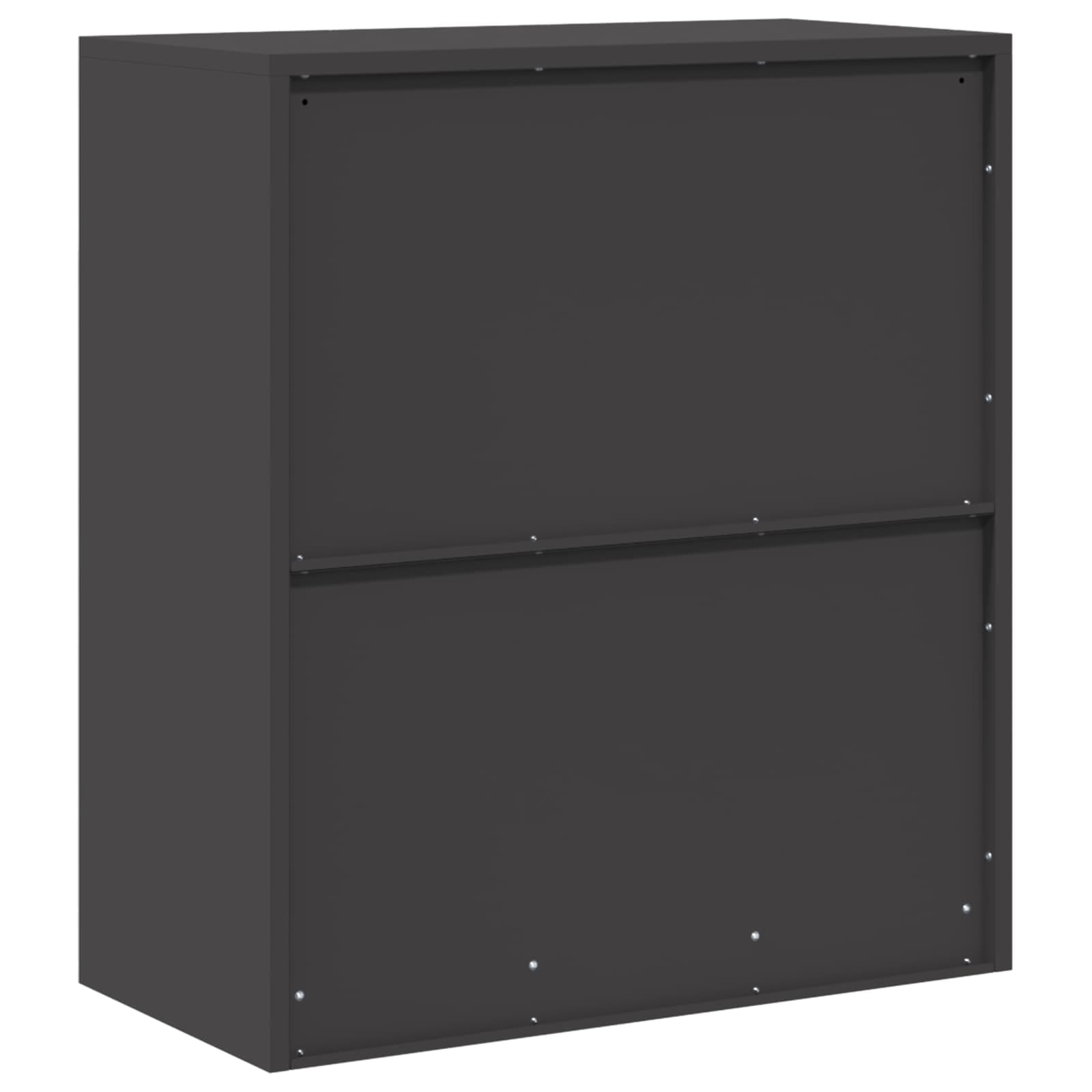 Armadio Nero 80 x 40 x 90 cm Acciaio | homemem39
