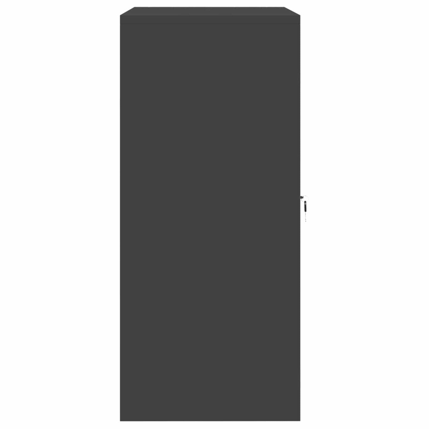 Armadio Nero 80 x 40 x 90 cm Acciaio | homemem39