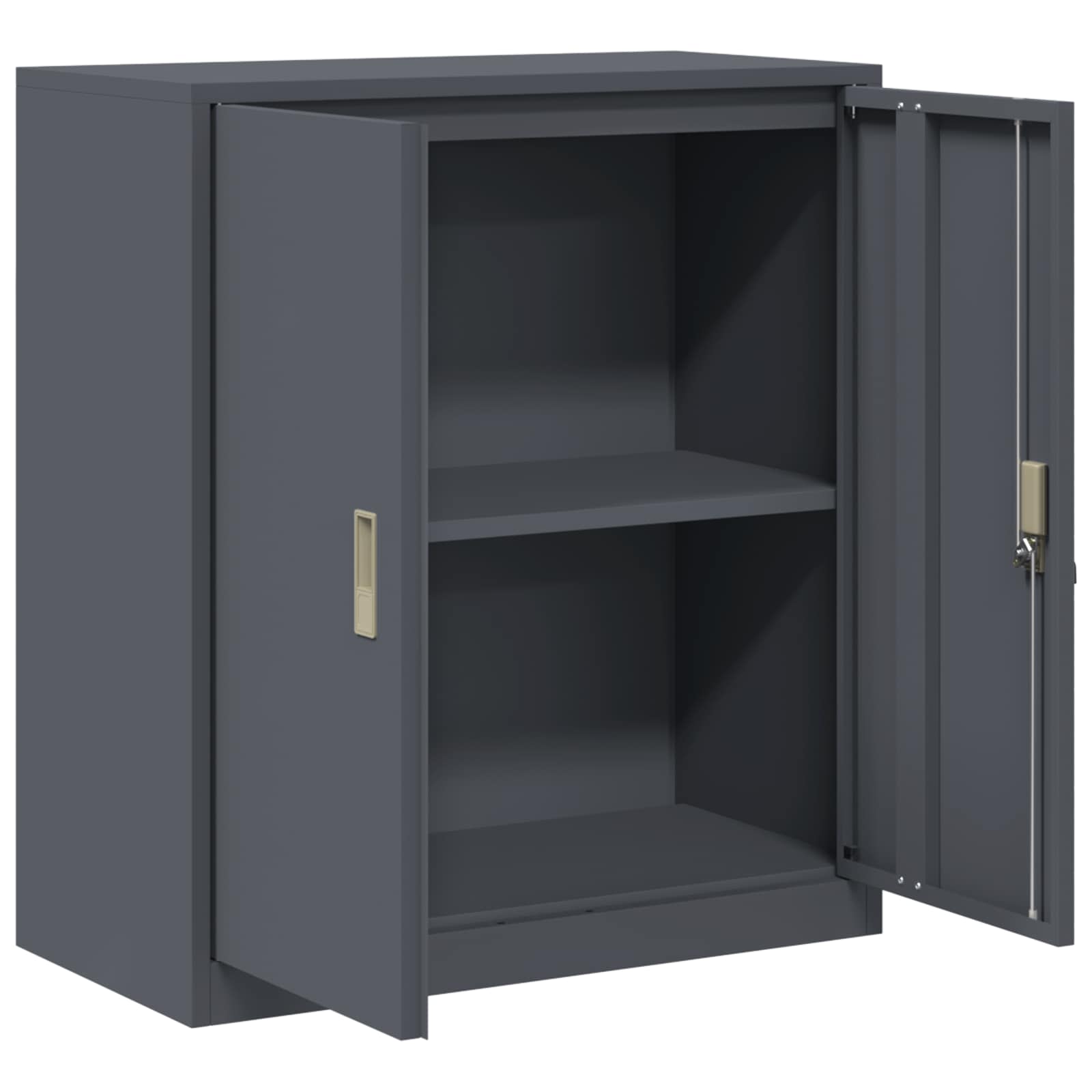 Armadio Antracite 80 x 40 x 90 cm Acciaio | homemem39