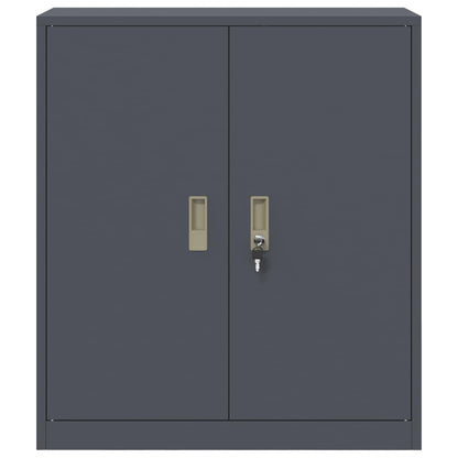 Armadio Antracite 80 x 40 x 90 cm Acciaio | homemem39