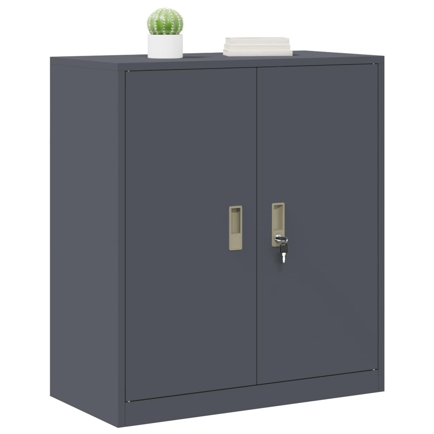 Armadio Antracite 80 x 40 x 90 cm Acciaio | homemem39