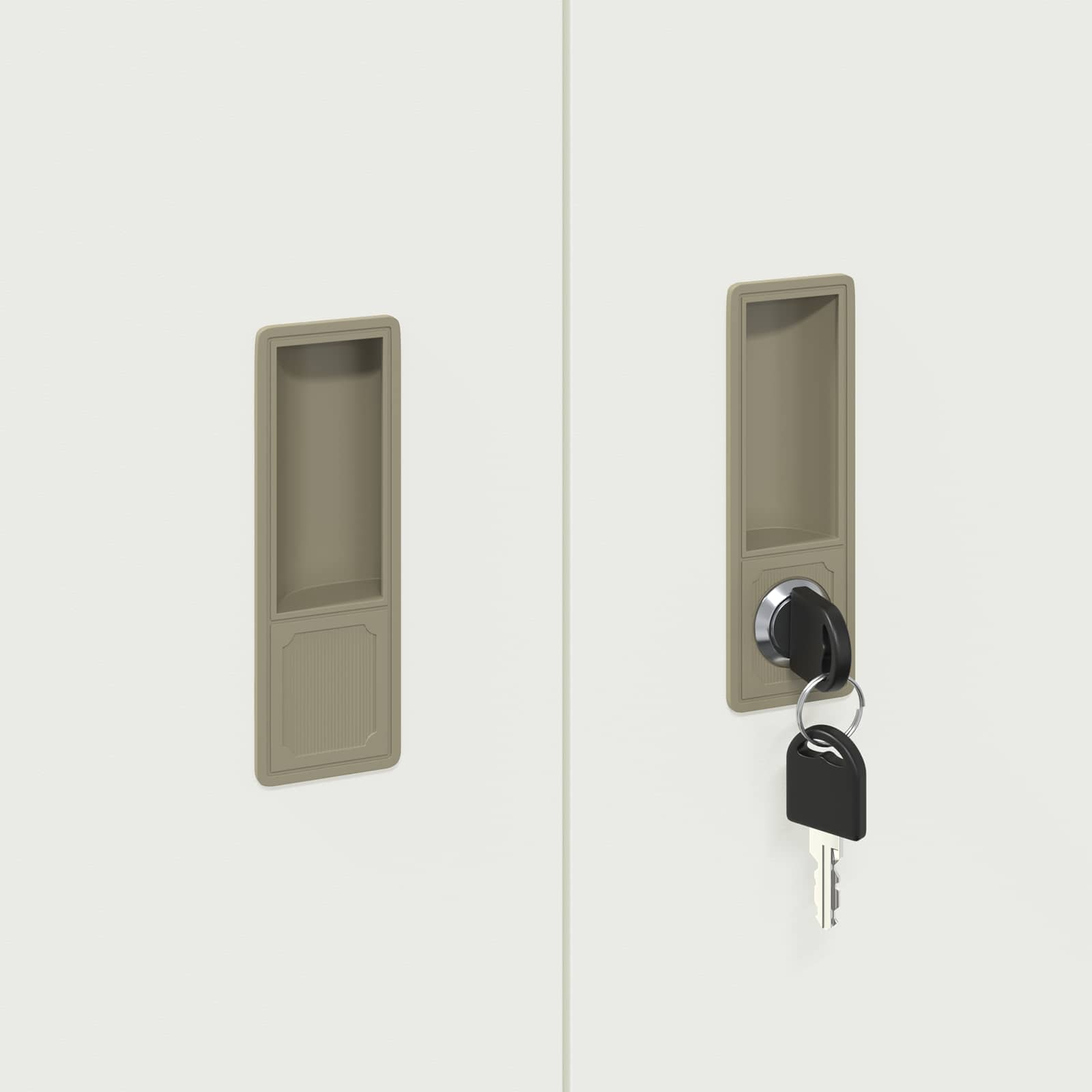 Armadio Bianco 80 x 40 x 90 cm Acciaio | homemem39