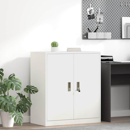 Armadio Bianco 80 x 40 x 90 cm Acciaio