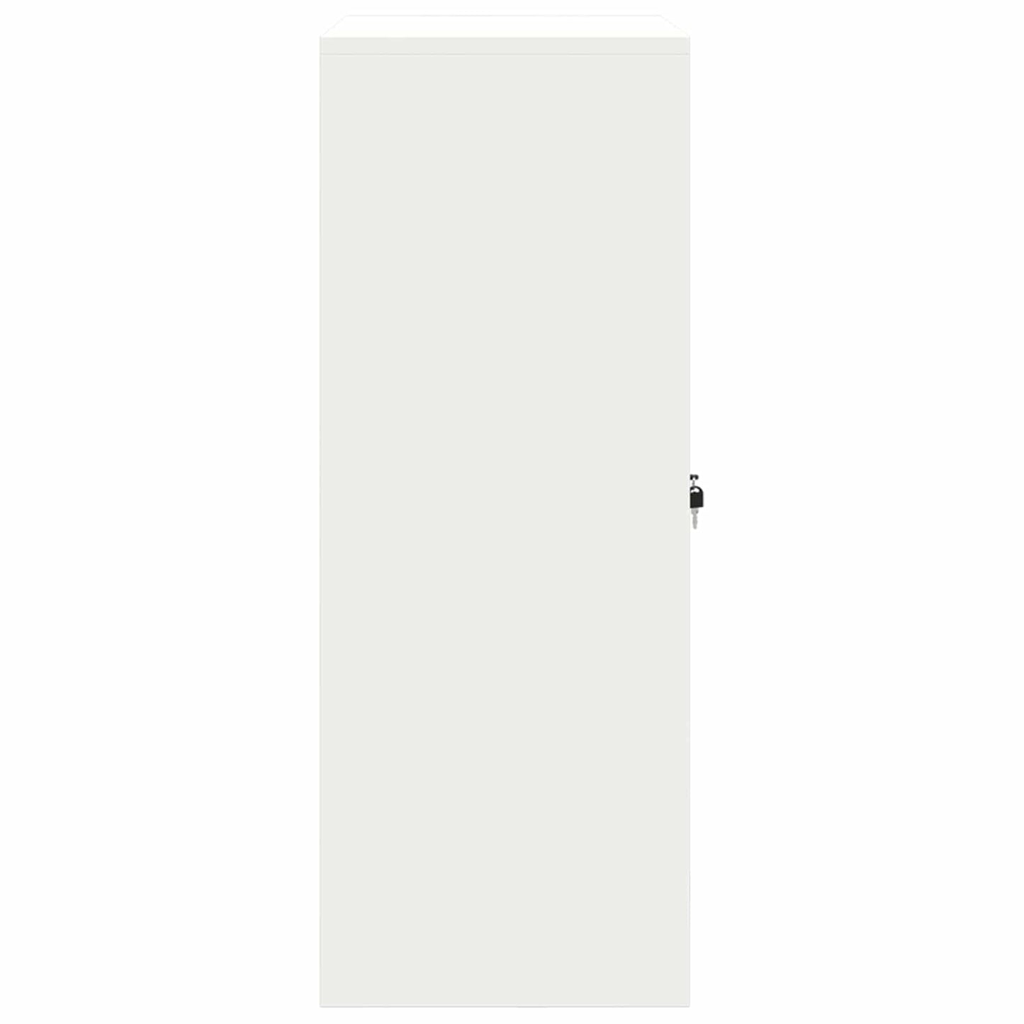 Armadio Bianco 80 x 40 x 105 cm Acciaio | homemem39
