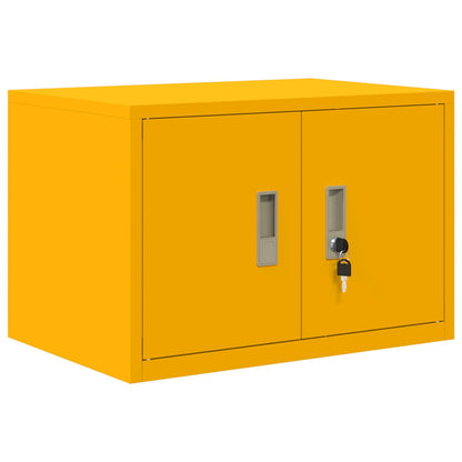 Armadio Giallo senape 60 x 40 x 40 cm Acciaio | homemem39