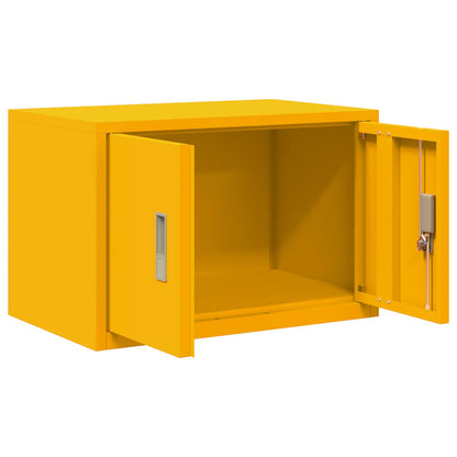 Armadio Giallo senape 60 x 40 x 40 cm Acciaio | homemem39