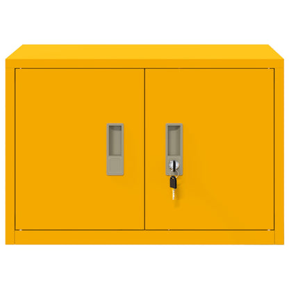Armadio Giallo senape 60 x 40 x 40 cm Acciaio | homemem39
