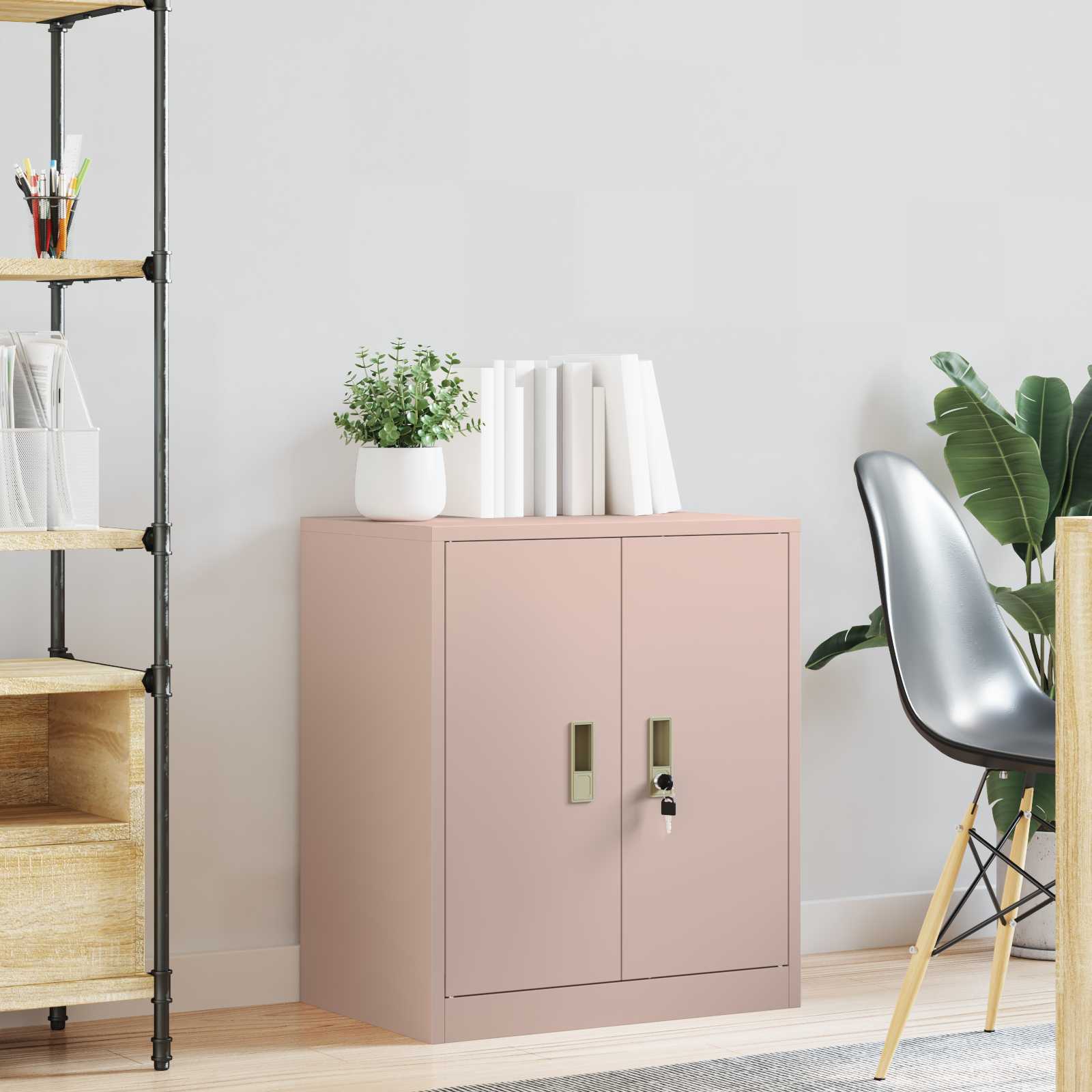 Armadio Rosa 60 x 40 x 70 cm Acciaio | homemem39