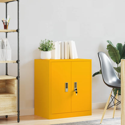 Armadio Giallo senape 60 x 40 x 70 cm Acciaio | homemem39