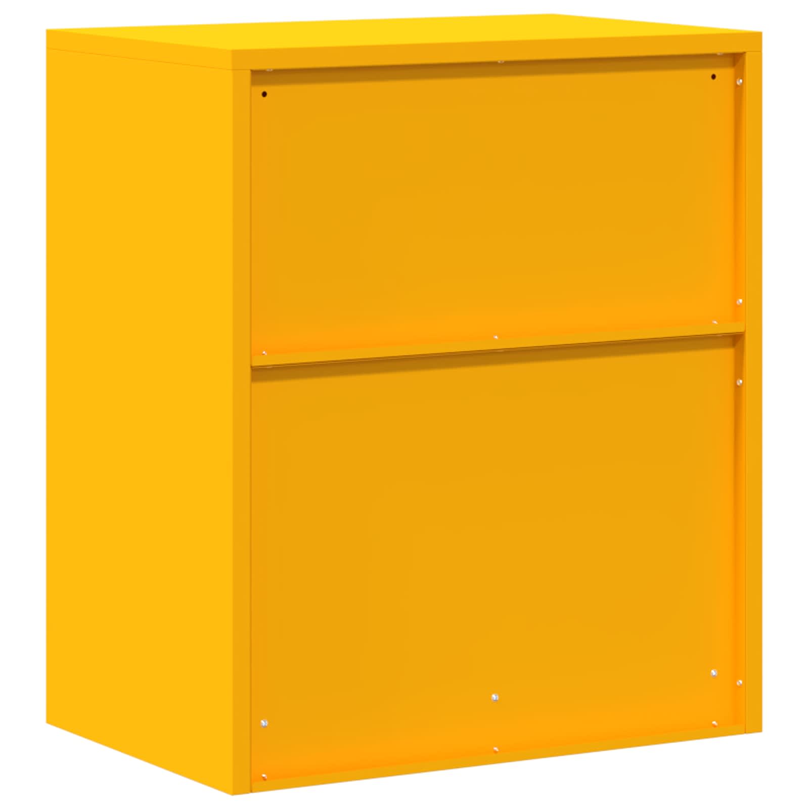 Armadio Giallo senape 60 x 40 x 70 cm Acciaio | homemem39