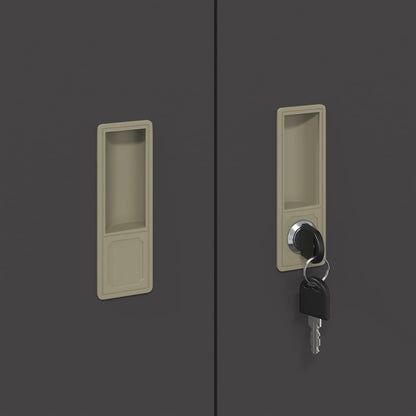 Armadio Nero 60 x 40 x 90 cm Acciaio | homemem39