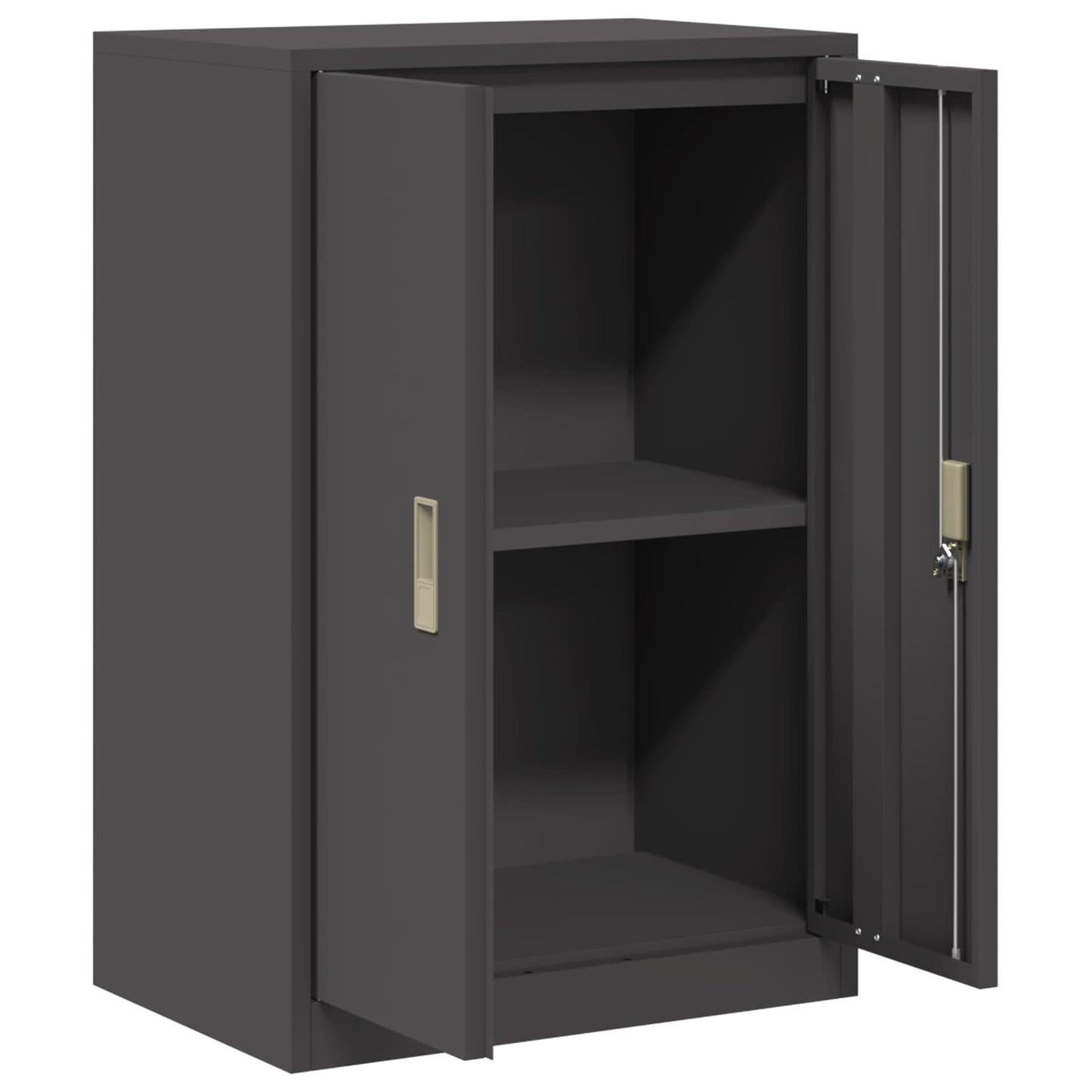 Armadio Nero 60 x 40 x 90 cm Acciaio | homemem39