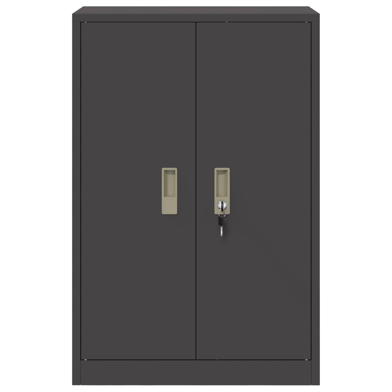 Armadio Nero 60 x 40 x 90 cm Acciaio | homemem39