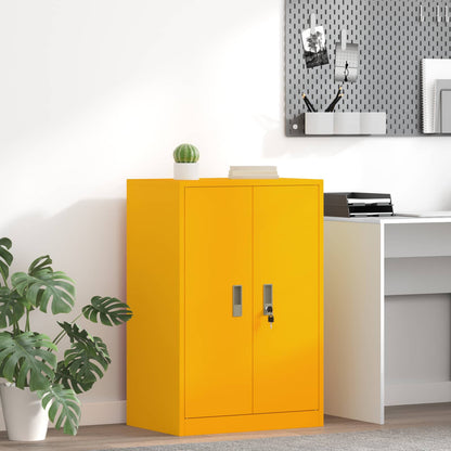 Armadio Giallo senape 60 x 40 x 90 cm Acciaio | homemem39