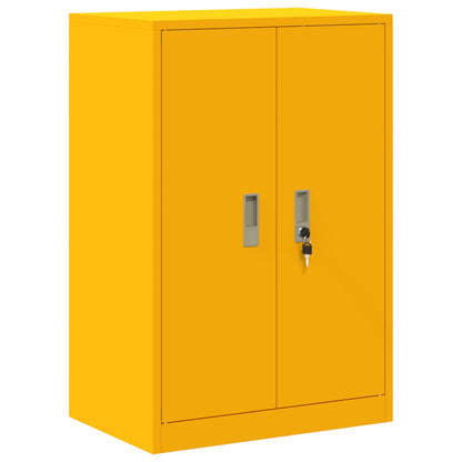 Armadio Giallo senape 60 x 40 x 90 cm Acciaio | homemem39