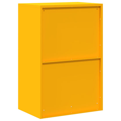 Armadio Giallo senape 60 x 40 x 90 cm Acciaio | homemem39