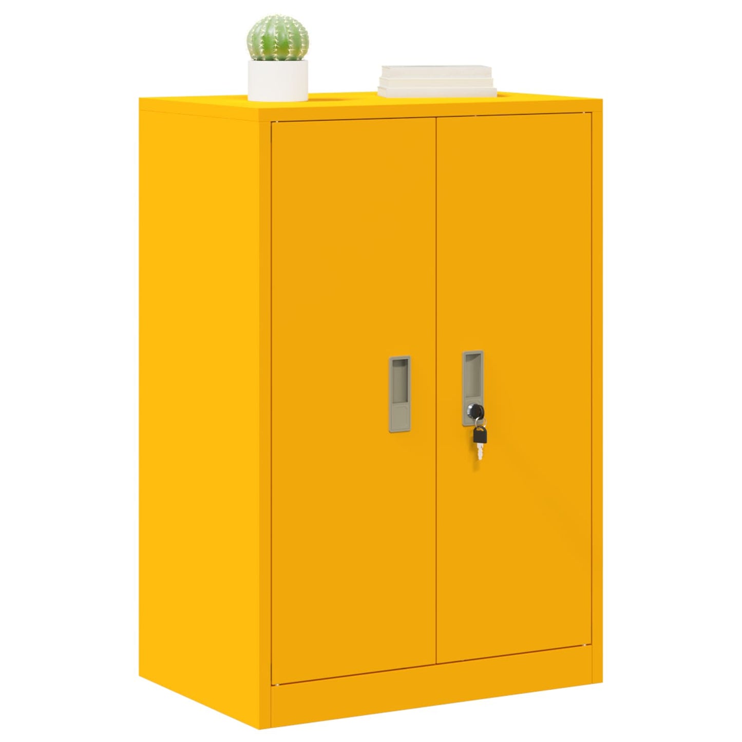 Armadio Giallo senape 60 x 40 x 90 cm Acciaio | homemem39