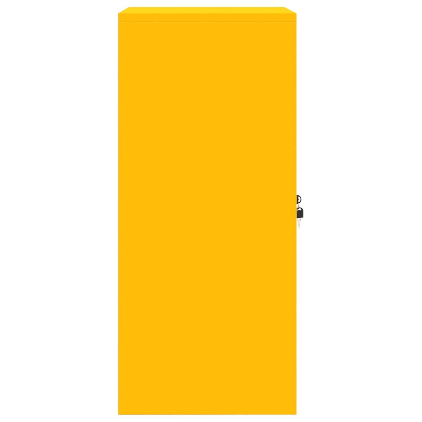 Armadio Giallo senape 60 x 40 x 90 cm Acciaio | homemem39
