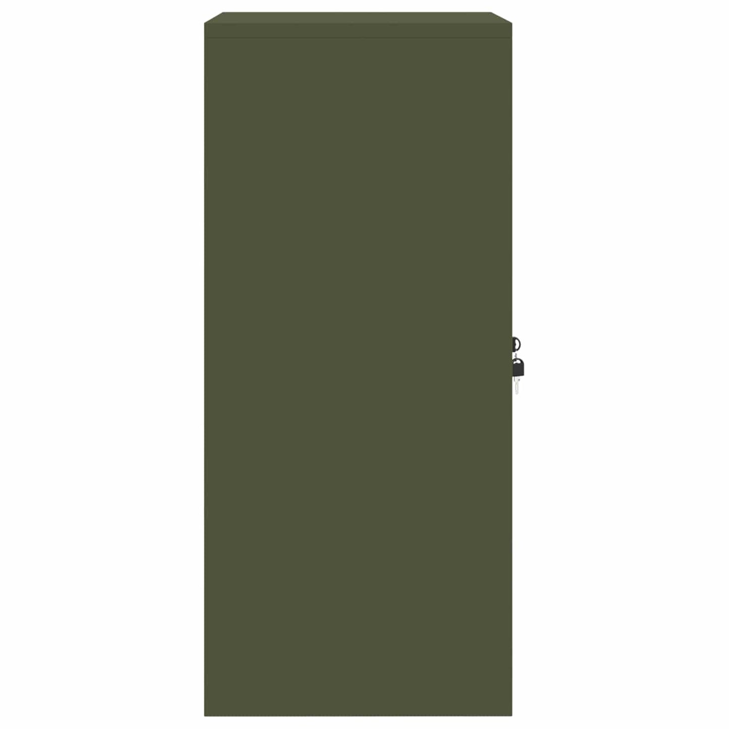 Armadio Verde oliva 60 x 40 x 90 cm Acciaio | homemem39
