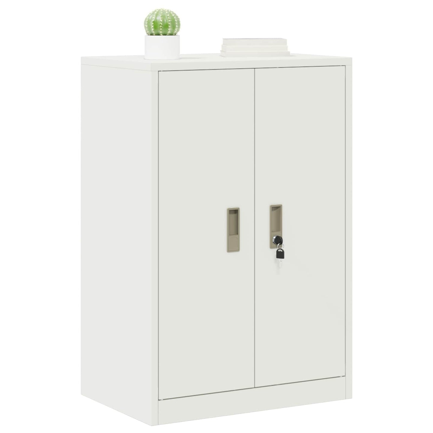 Armadio Bianco 60 x 40 x 90 cm Acciaio | homemem39