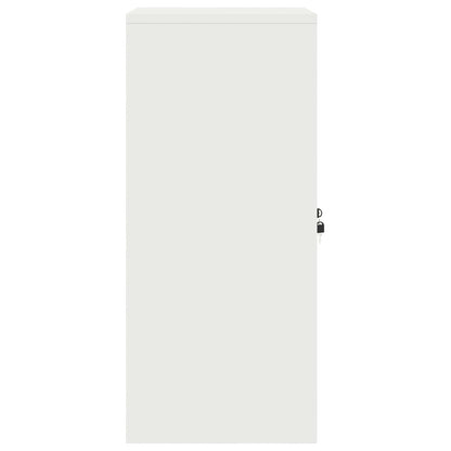 Armadio Bianco 60 x 40 x 90 cm Acciaio | homemem39