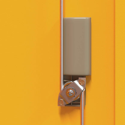 Armadio Giallo senape 60 x 40 x 105 cm Acciaio | homemem39