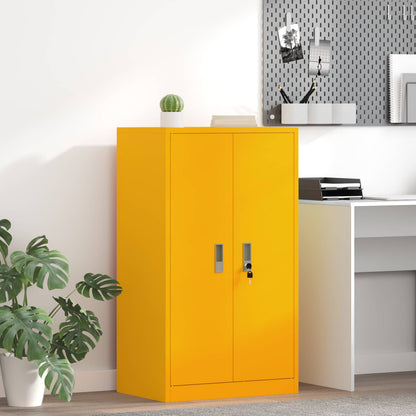 Armadio Giallo senape 60 x 40 x 105 cm Acciaio | homemem39