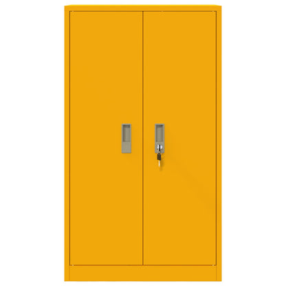 Armadio Giallo senape 60 x 40 x 105 cm Acciaio | homemem39