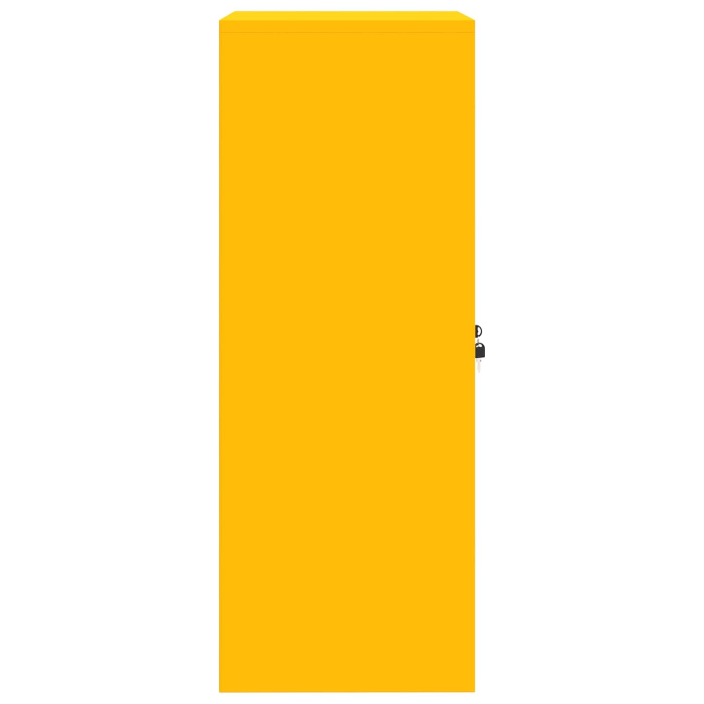 Armadio Giallo senape 60 x 40 x 105 cm Acciaio | homemem39