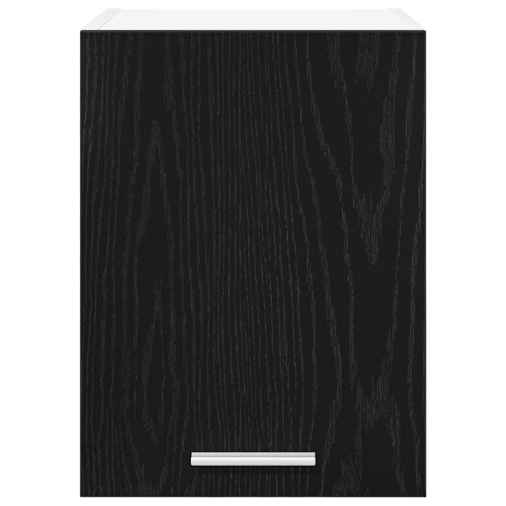 Armadio pensile con porta Rovere Nero e Bianco 30 x 31 x 40 cm | homemem39