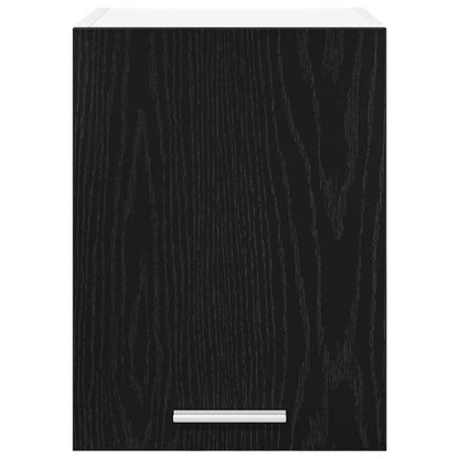 Armadio pensile 2 pcs Rovere Nero e Bianco 30 x 31 x 40 cm | homemem39