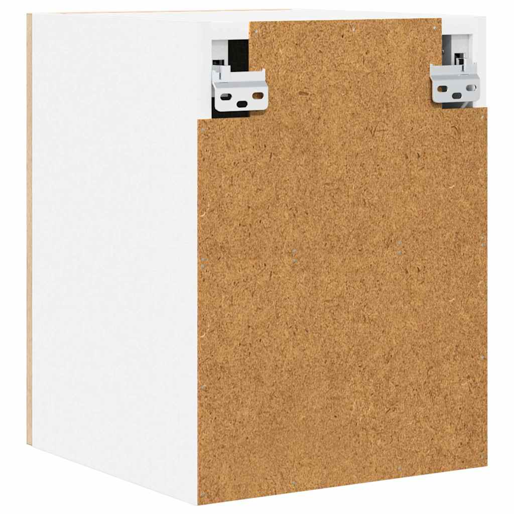 Armadio pensile con porta Riga 2 pcs Quercia Sonoma e Bianca | homemem39