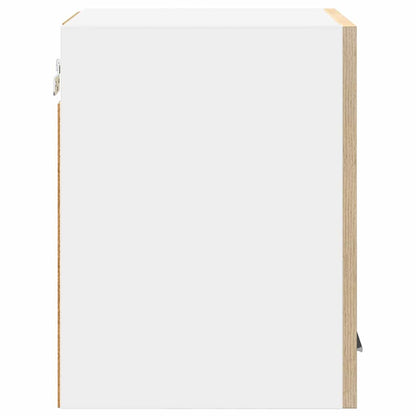 Armadio pensile con porta Riga 2 pcs Quercia Sonoma e Bianca | homemem39