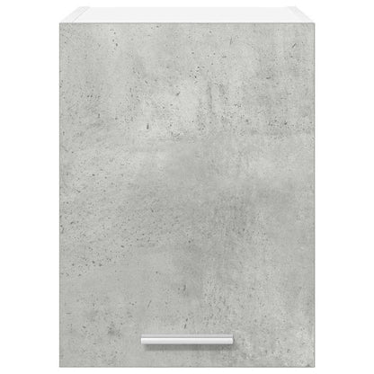 Armadio pensile 2 pz Grigio Cemento e Bianco