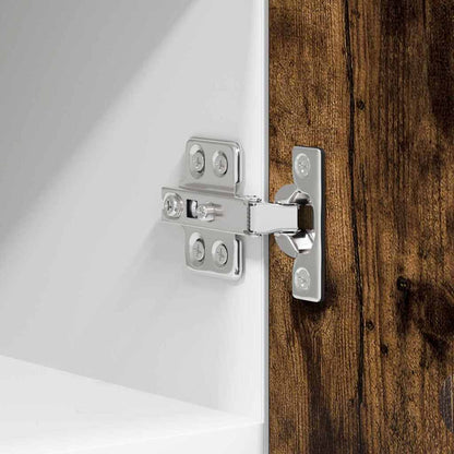 Armadio pensile Rovere Affumicato e Bianco 30 x 31 x 40 cm | homemem39