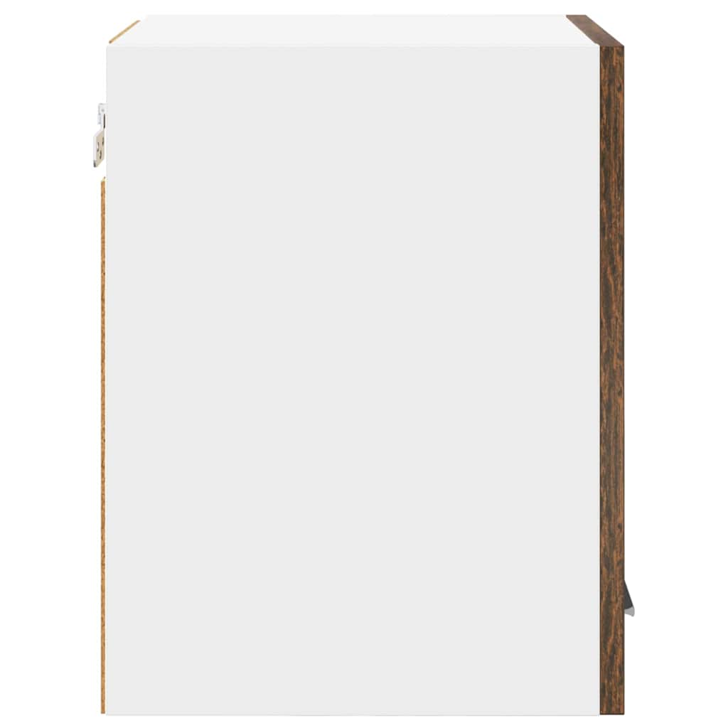 Armadio pensile Rovere Affumicato e Bianco 30 x 31 x 40 cm | homemem39
