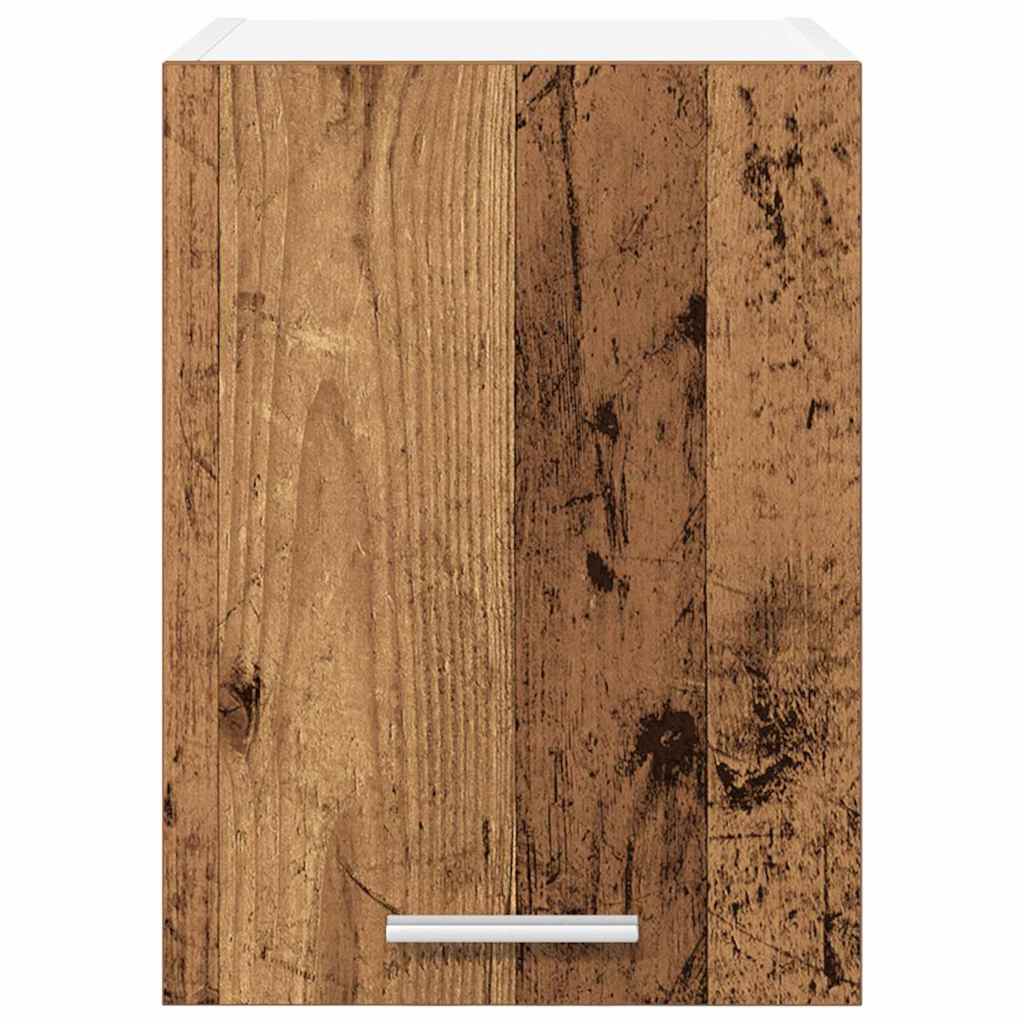 Armadio pensile con porta Legno Antico e Bianco 30 x 31 x 40 cm | homemem39