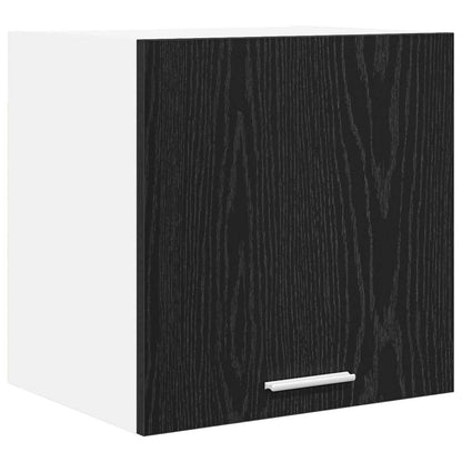 Armadio pensile 2 pcs Rovere Nero e Bianco 40 x 31 x 40 cm | homemem39