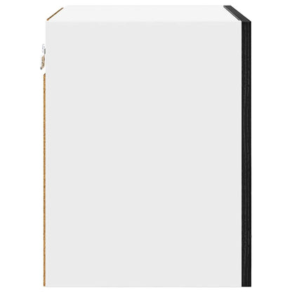 Armadio pensile 2 pcs Rovere Nero e Bianco 40 x 31 x 40 cm | homemem39