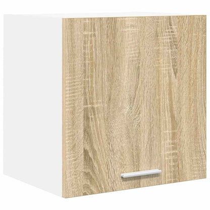 Armadio pensile con porta Riga 2 pcs Quercia Sonoma e Bianca | homemem39
