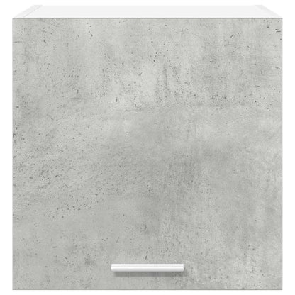 Armadio pensile 2 pz Grigio Cemento e Bianco