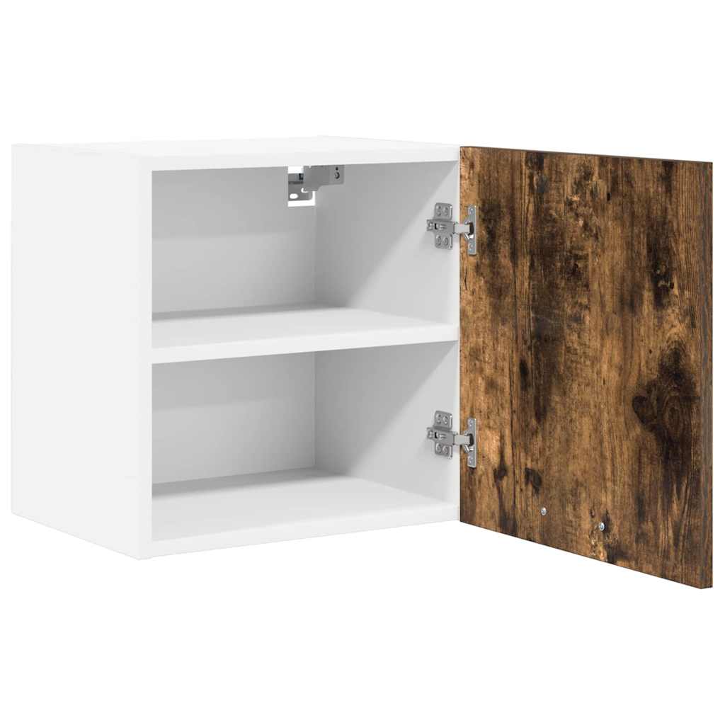 Armadio pensile Rovere Affumicato e Bianco 40 x 31 x 40 cm | homemem39
