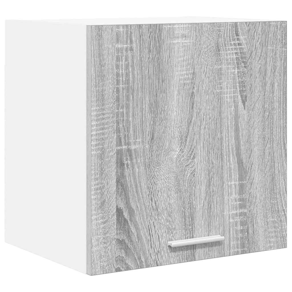 Armadio pensile Grigio Sonoma e Bianco 40 x 31 x 40 cm